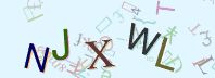 This is a captcha-picture. It is used to prevent mass-access by robots. (see: www.captcha.net)
